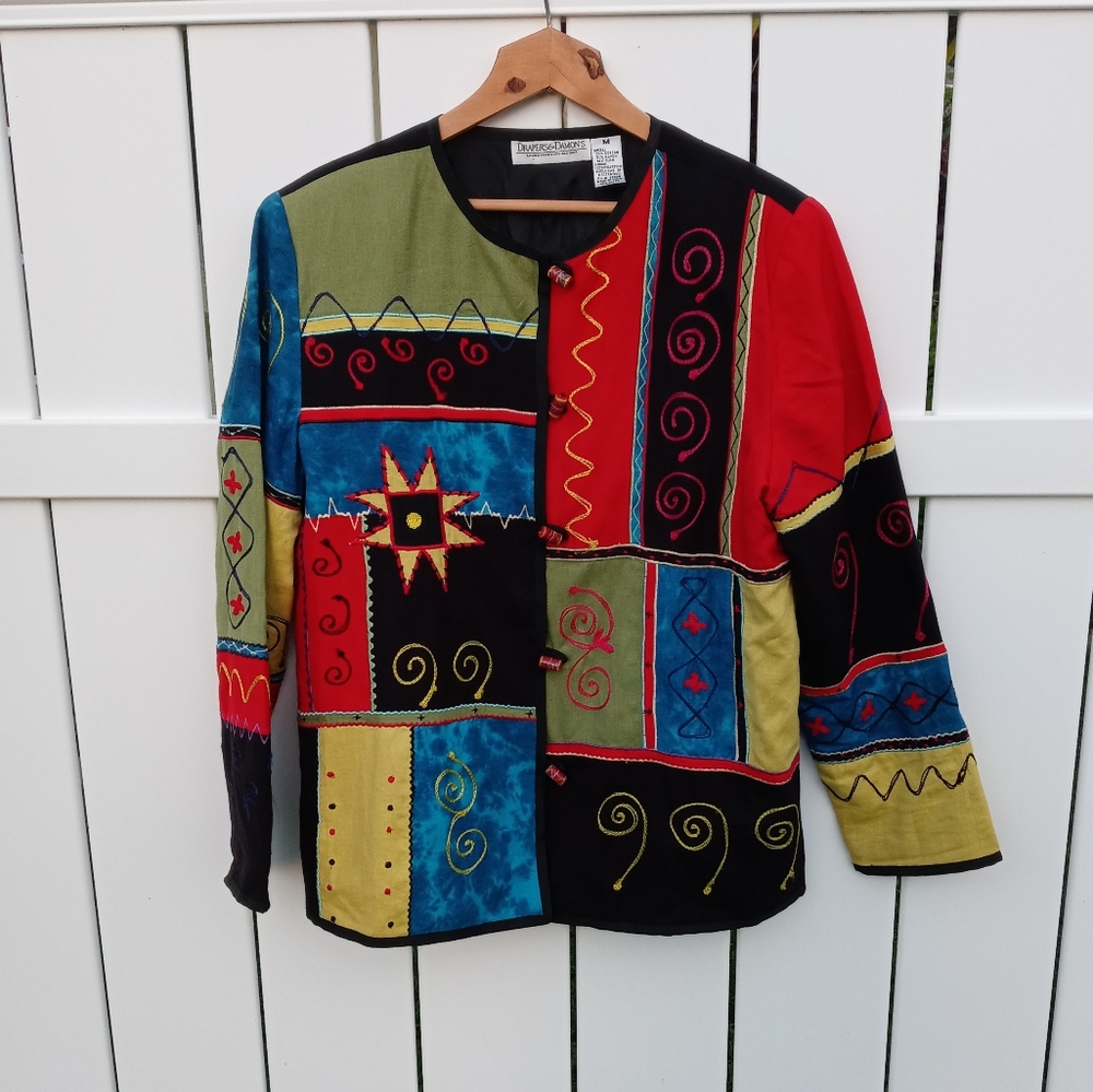 Draper & Damon's Deco Patch Blazer✌️✨🤟